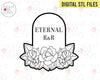 STL Digital files for Floral Headstone