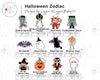 Halloween Zodiac - Designs by Lizzie @LizzieBakesCo