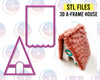 STL Digital Files A-Frame House Cookie Cutter