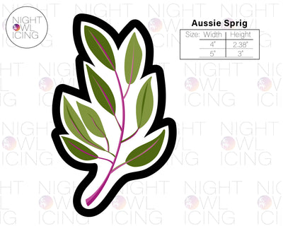 Aussie Sprig- Full Eucalyptus Leaf Sprig