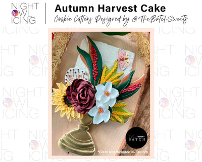 Autumn Harvest Cake Cookie Cutter Set- Designed by Beth @thebatchsweets