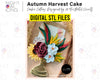 STL Files for Autumn Floral Cake Cookie Cutter Set- Designed by Beth @thebatchsweets