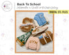 STL Digital Files for Back to School Collection - Designs by Chantel @TheCookieGallery