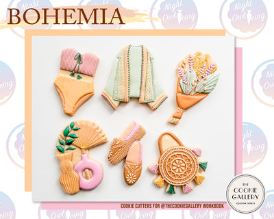 Bohemia Cookie Cutter Set by The Cookie Gallery