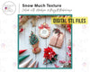 STL Digital Files for Snow Much Texture Cookie Cutter Set - Collab with Maddie @BusyBBakehouse