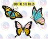 STL Digital Files for Butterflies