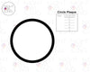 STL Files for Circle Round Plaque - Single or Nested