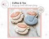 Coffee and Tea - Designs by The Cookie Gallery