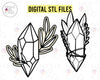 STL Digital Files for Crystal and Herbs 1 & 2