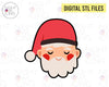 STL Digital Filefor Cute Santa Claus
