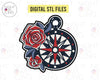 STL Digital File for Floral Compass