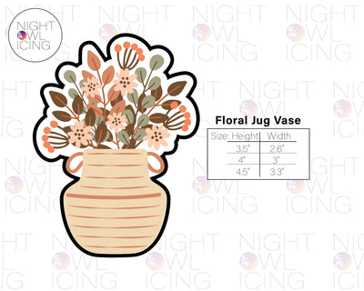 Floral Jug Vase