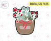 STL Digital Files for Flower Basket
