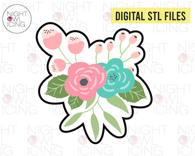 STL Digital Files for Hannah Floral