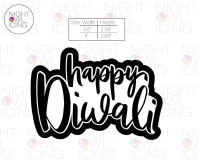 Happy Diwali - Handlettered