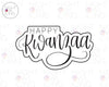 Happy Kwanza Hand Lettered