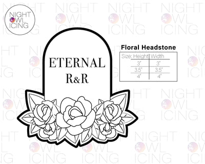 Floral Headstone