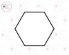 Hexagon Plaque - Singles or Nested Set