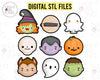 STL Files for Cute Halloween Friends