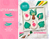 Let's Flamingle Cookie Cutter Set - For Pinar @pinarspatisserie Class