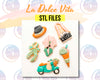 STL Digital Files for Dolce Vita Summer Swim Fashion Set by The Cookie Gallery