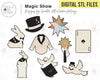 STL Digital Files for Magic Show - Designs by Chantel @TheCookieGallery