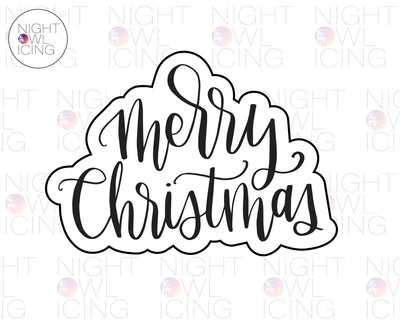 Merry Christmas 2 Hand Lettered