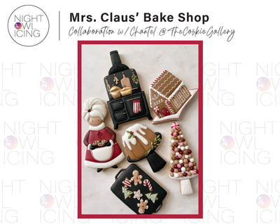 Mrs Claus' Bake Shop - Designs by Chantel @TheCookieGallery