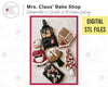 STL Digital Files for Mrs Claus' Bake Shop - Designs by Chantel @TheCookieGallery