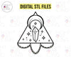 STL Digital Files For Mystic Moon Triangle