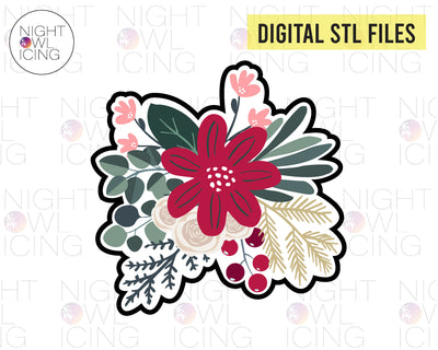 STL Digital File for Noel Floral Bouquet
