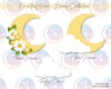Crescent Moon + Floral Moon - Over the Moon Collection