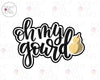 Oh My Gourd Hand Lettered 4"Wide