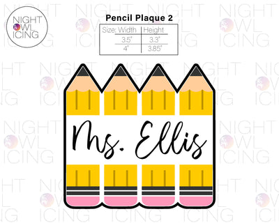 Pencil Plaque 2