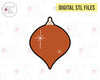 STL Digital File for Pointed Bulb Ornament