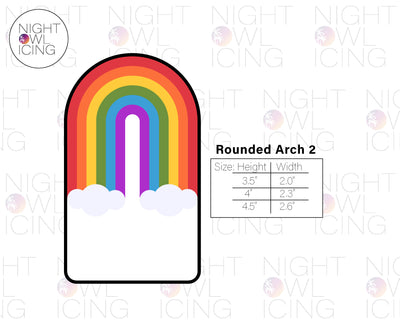 Rounded Arch 2 - Rainbow