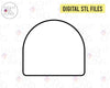 STL Digital Files for Rounded Arch 3