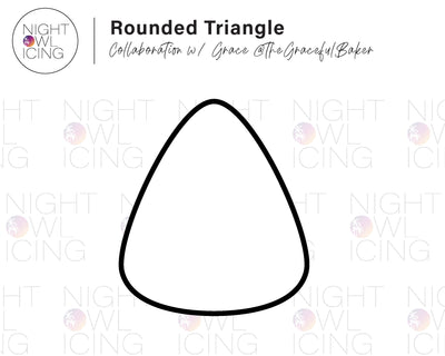 Rounded Triangle - Singles or Nested Set - Collab with Grace @Graceful Baker