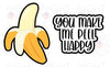 Banana and Peel Pun Valentine's Day Set