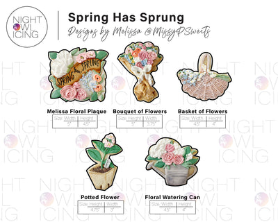 Spring Has Sprung - Designs by Melissa @MissyPSweets