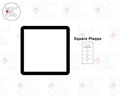Square Plaque - Singles or Nested Set