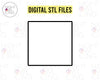 STL Files for Square Plaque - Singles or Nested Set