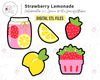 STL Digital Files for Strawberry Lemonade - Design Collaboration with Grace @TheGracefulBaker