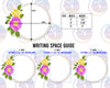 STL Digital Files for Tawny Floral Circle Plaque