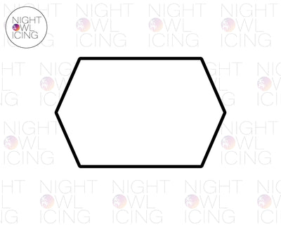 Wide Hexagon - Singles or Nested Set