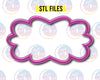 STL Digital Files for XOXO Plaque Cookie Cutter