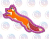 Woodland Pouncing Fox Cookie Cutter