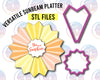 STL Files for Sunbeam Platter and Center Cookie Cutter