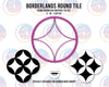 Borderlands Round Tile Cookie Cutter - Design Collaboration with Borderlands Bakery