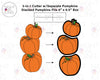 STL Files for 3-in-1 Stacking Pumpkins